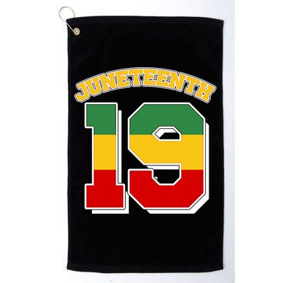 Juneteenth 19 Nineteen Jersey  Golf Towel
