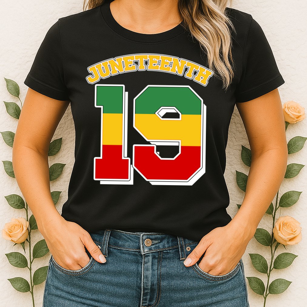 Juneteenth 19 Nineteen Jersey  Womens T-Shirt