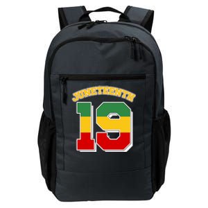 Juneteenth 19 Nineteen Jersey  Daily Commute Backpack