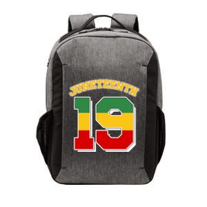 Juneteenth 19 Nineteen Jersey  Vector Backpack