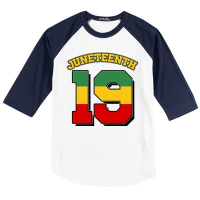 Juneteenth 19 Nineteen Jersey  Baseball Sleeve Shirt