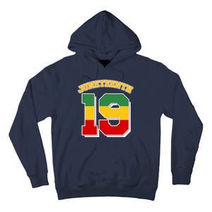 Juneteenth 19 Nineteen Jersey  Tall Hoodie