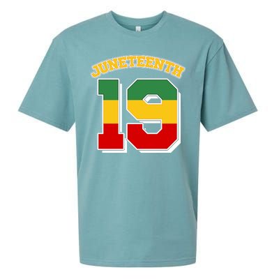 Juneteenth 19 Nineteen Jersey  Sueded Cloud Jersey T-Shirt