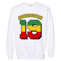 Juneteenth 19 Nineteen Jersey  Garment-Dyed Sweatshirt