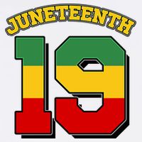 Juneteenth 19 Nineteen Jersey  Garment-Dyed Sweatshirt