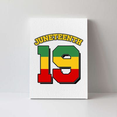 Juneteenth 19 Nineteen Jersey  Canvas