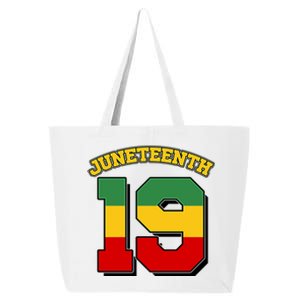 Juneteenth 19 Nineteen Jersey  25L Jumbo Tote