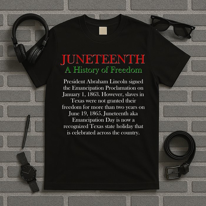 Juneteenth A History of Freedom T-Shirt
