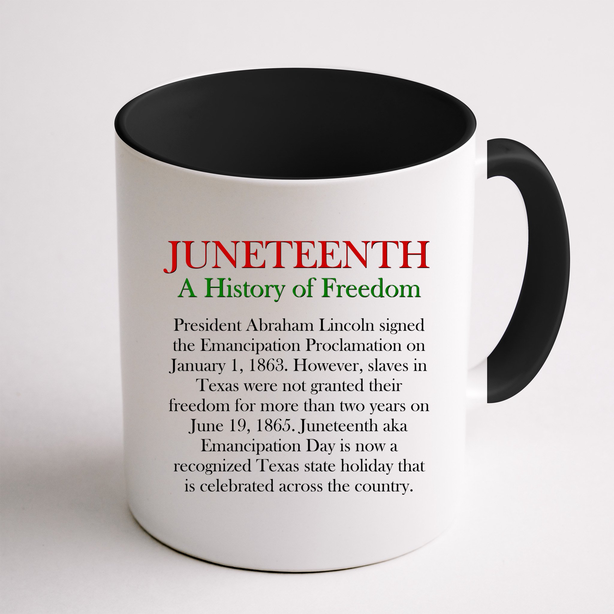 Juneteenth A History of Freedom Mug
