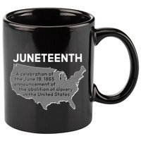 Juneteenth African American Black US History 11oz C Handle Ceramic Mug