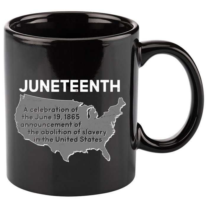 Juneteenth African American Black US History 11oz C Handle Ceramic Mug