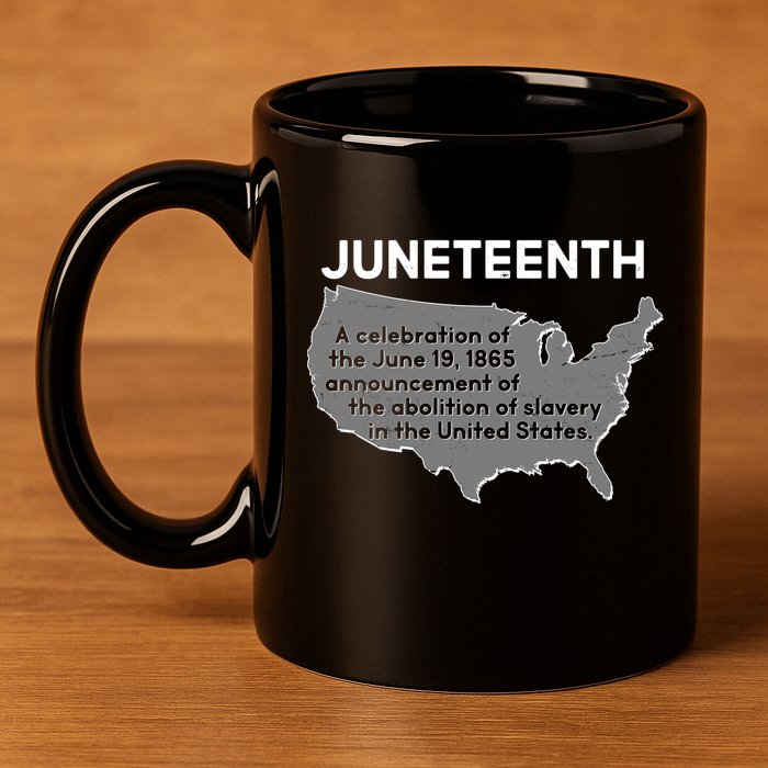 Juneteenth African American Black US History 11oz C Handle Ceramic Mug