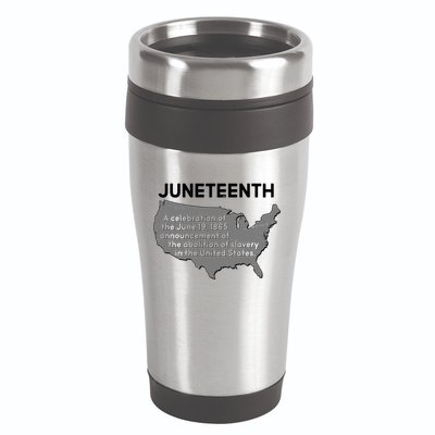 Juneteenth African American Black US History 16oz Travel Tumbler