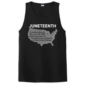 Juneteenth African American Black US History PosiCharge Competitor Tank