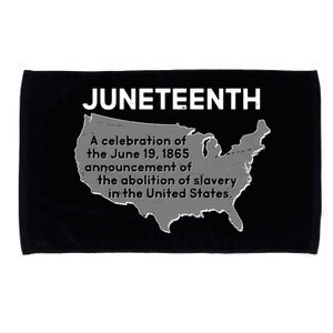 Juneteenth African American Black US History Microfiber Hand Towel