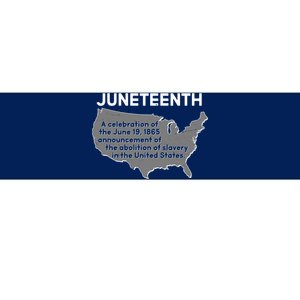 Juneteenth African American Black US History Bumper Sticker