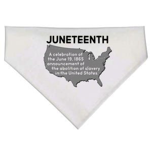 Juneteenth African American Black US History USA-Made Doggie Bandana