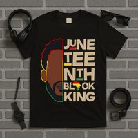 Juneteenth Black King June 19 1865 T-Shirt