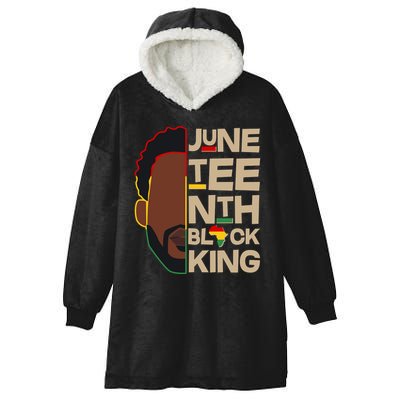 Juneteenth Black King June 19 1865 Hooded Wearable Blanket