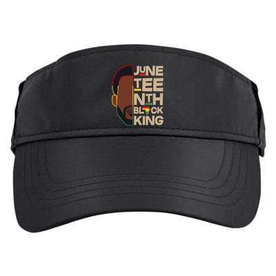 Juneteenth Black King June 19 1865 Adult Drive Performance Visor