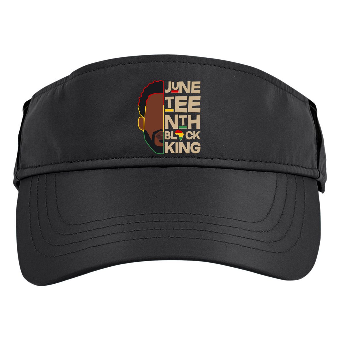 Juneteenth Black King June 19 1865 Adult Drive Performance Visor