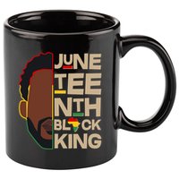 Juneteenth Black King June 19 1865 11oz C Handle Ceramic Mug