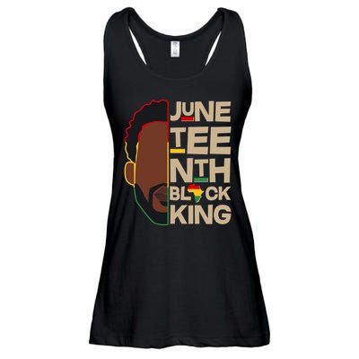 Juneteenth Black King June 19 1865 Ladies Essential Flowy Tank