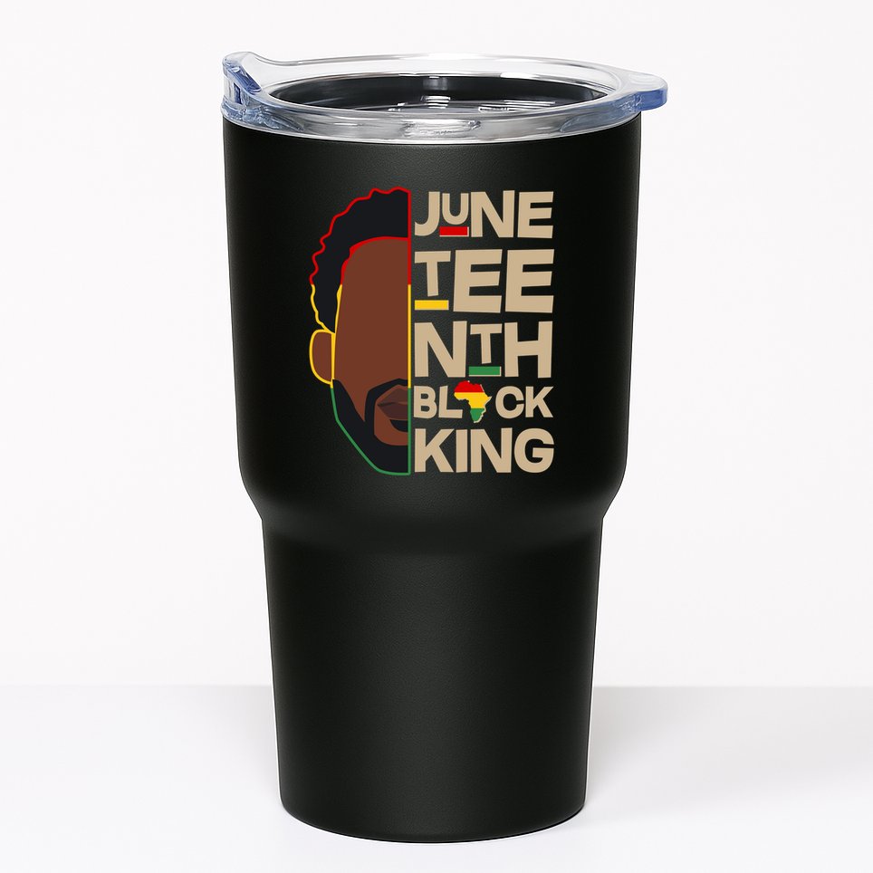 Juneteenth Black King June 19 1865 Tumbler