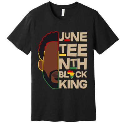 Juneteenth Black King June 19 1865 Premium T-Shirt