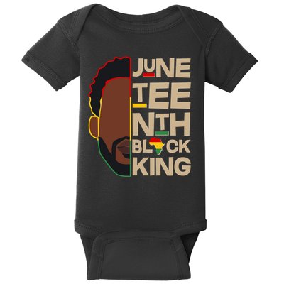 Juneteenth Black King June 19 1865 Baby Bodysuit