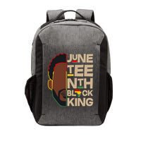 Juneteenth Black King June 19 1865 Vector Backpack