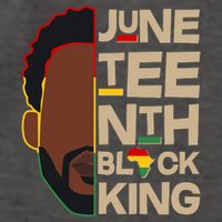 Juneteenth Black King June 19 1865 Vector Backpack