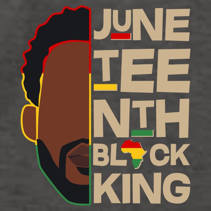 Juneteenth Black King June 19 1865 Vector Backpack