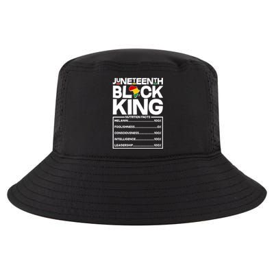 Juneteenth Black King Nutrition Facts Cool Comfort Performance Bucket Hat