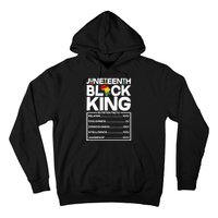 Juneteenth Black King Nutrition Facts Hoodie