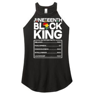 Juneteenth Black King Nutrition Facts Women's Perfect Tri Rocker Tank