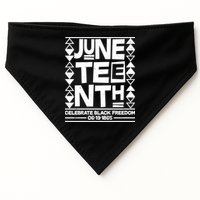Juneteenth Celebrate Black Freedom 06-19-1865 USA-Made Doggie Bandana