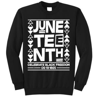 Juneteenth Celebrate Black Freedom 06-19-1865 Sweatshirt