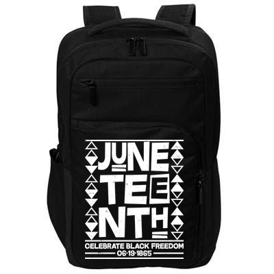 Juneteenth Celebrate Black Freedom 06-19-1865 Impact Tech Backpack