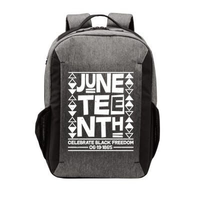 Juneteenth Celebrate Black Freedom 06-19-1865 Vector Backpack