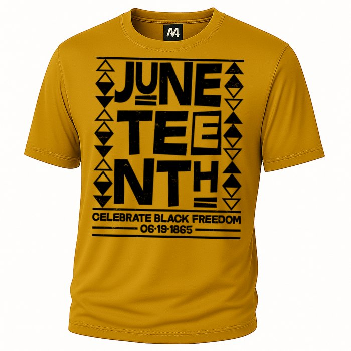 Juneteenth Celebrate Black Freedom 06-19-1865 Cooling Performance Crew T-Shirt