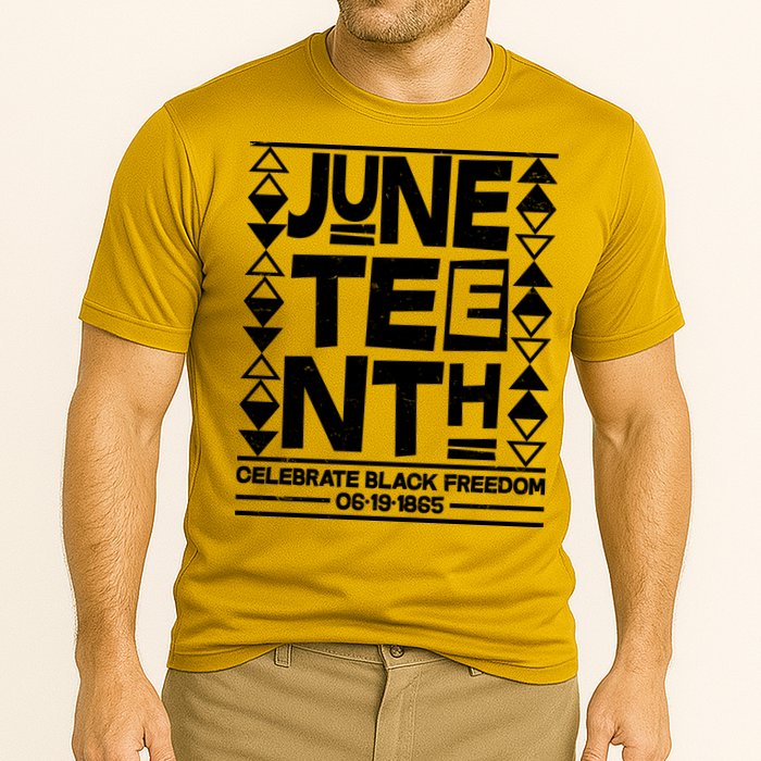 Juneteenth Celebrate Black Freedom 06-19-1865 Cooling Performance Crew T-Shirt