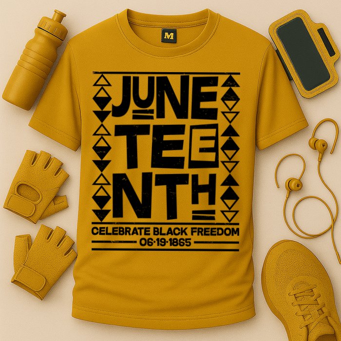 Juneteenth Celebrate Black Freedom 06-19-1865 Cooling Performance Crew T-Shirt