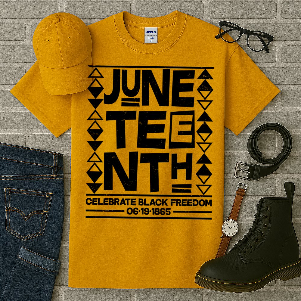 Juneteenth Celebrate Black Freedom 06-19-1865 Tall T-Shirt