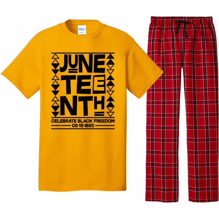 Juneteenth Celebrate Black Freedom 06-19-1865 Pajama Set