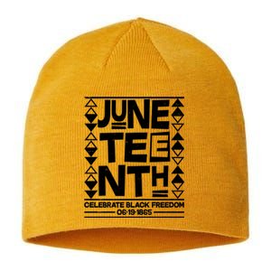 Juneteenth Celebrate Black Freedom 06-19-1865 Sustainable Beanie