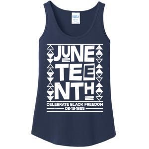 Juneteenth Celebrate Black Freedom 06-19-1865 Ladies Essential Tank