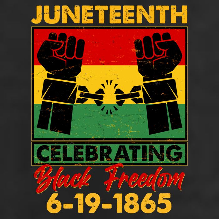 Juneteenth Celebrating Black Freedom 6-19-1865 Breaking The Chains Cool Comfort Performance Bucket Hat