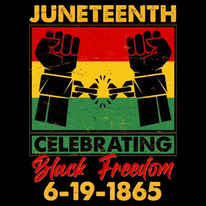 Juneteenth Celebrating Black Freedom 6-19-1865 Breaking The Chains Cooling Performance Crew T-Shirt