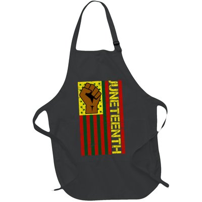 Juneteenth Flag Independence Day Vintage Celebration Apron